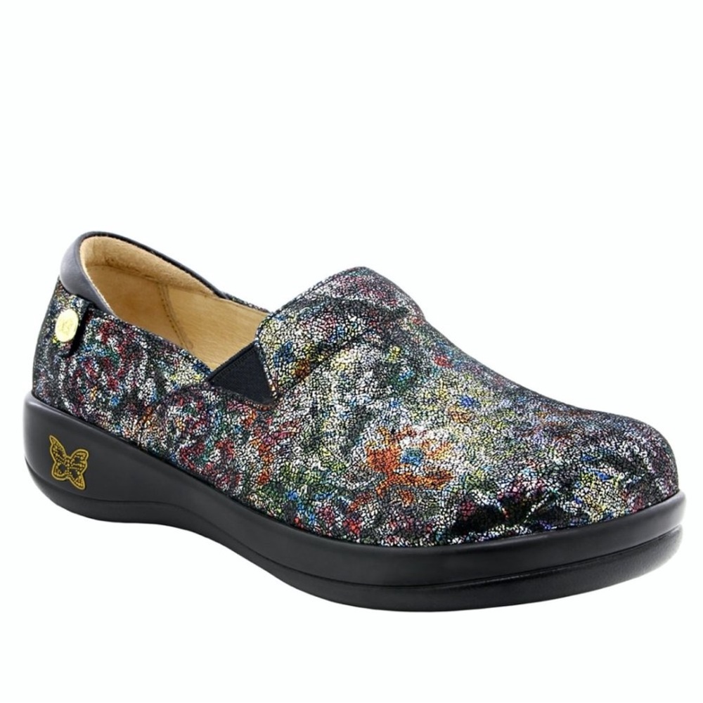 ALEGRIA Keli Veranda Floral Multicolor Slip-Ons size 37